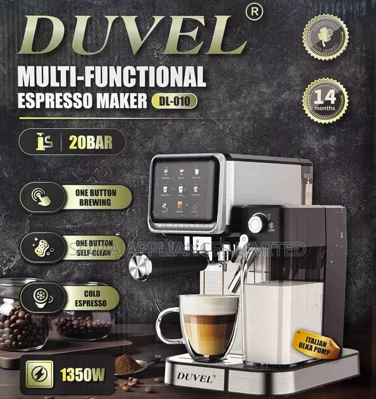 Duvel Dl101 Semi-Automatic Espresso Coffee Machine
