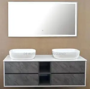 Luxury Double Bowl Cabinet Basin