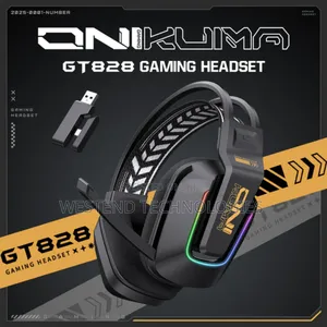 Onikuma Gt828 4-Mode RGB Wireless Gaming Headset With 55hr Playback