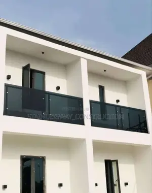 Dark Grey Balcony Glass