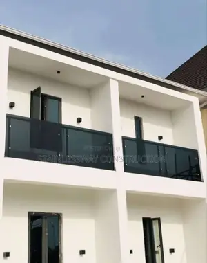 Dark Grey Balcony Glass