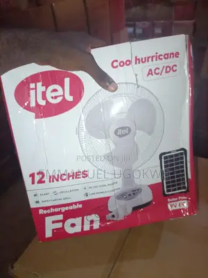 Rechargeable Solar Fan