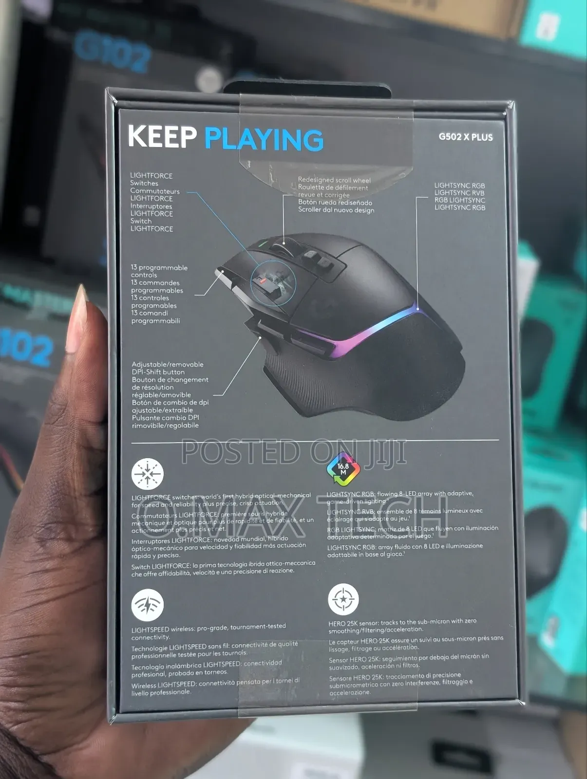 Logitech G502 X Plus Gaming Mouse