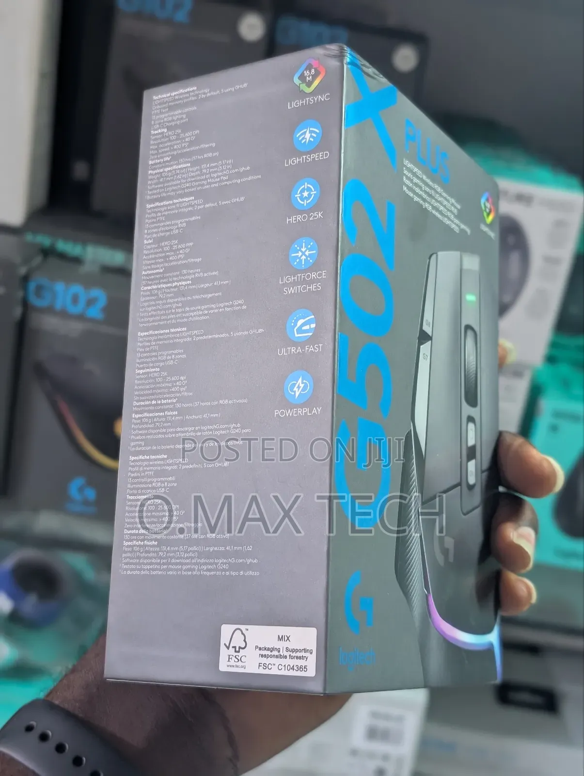 Logitech G502 X Plus Gaming Mouse