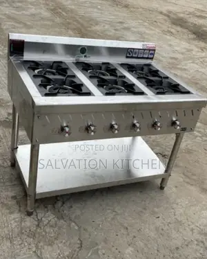 Commercial 6burner Gas Cooker Without Oven
