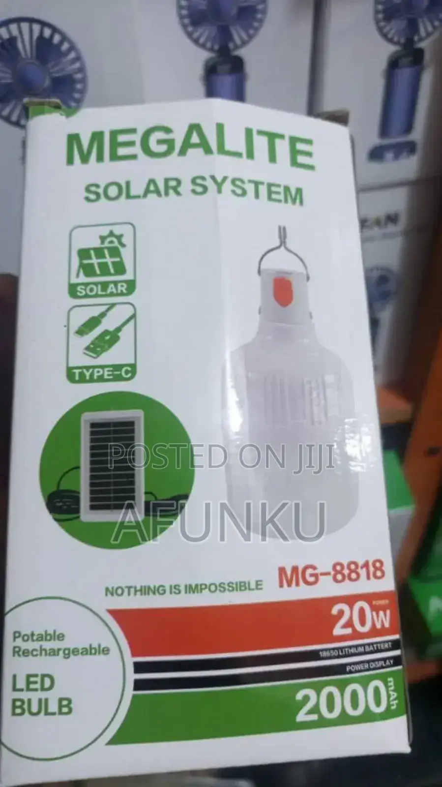 20w Bulb With Panel