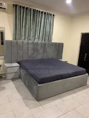 6x6 Bed Frame Ash With Side Drawer