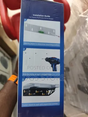 Ps5 Wall Mounted Cooling Stand With Controller Charger