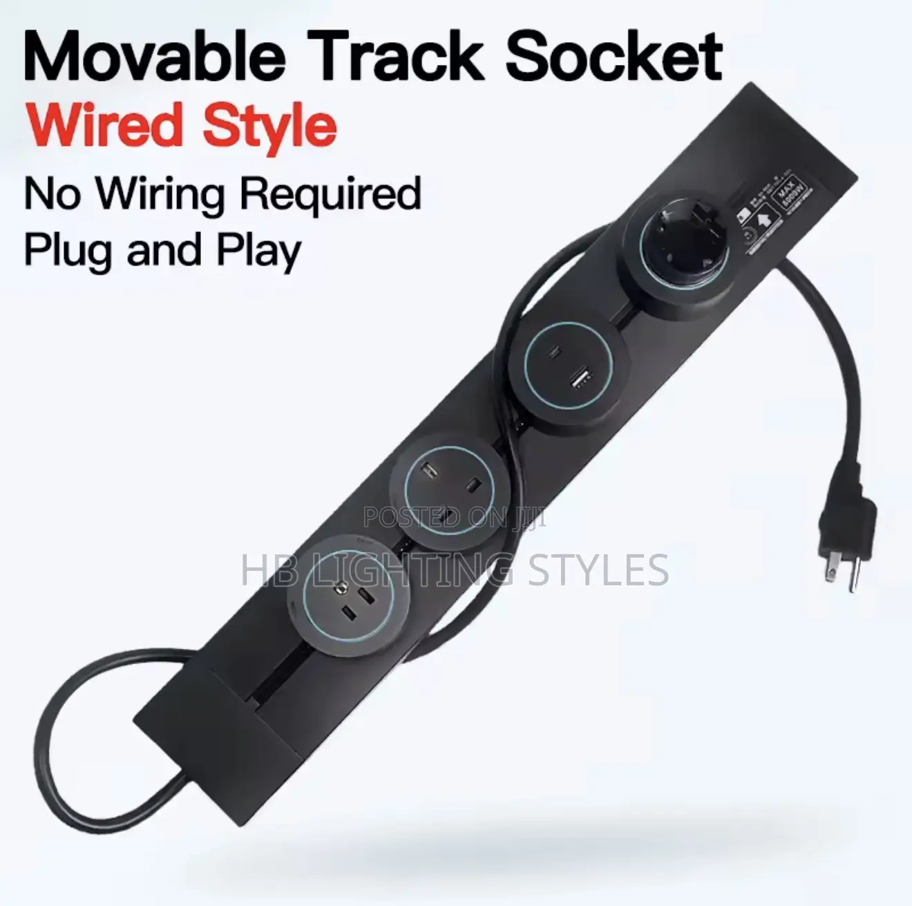 Aluminum Track Socket
