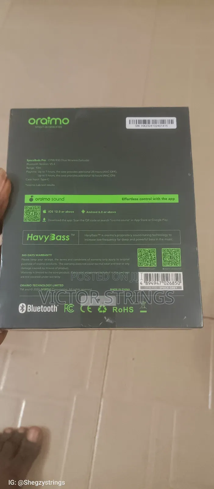 Oraimo Spacebud Pro