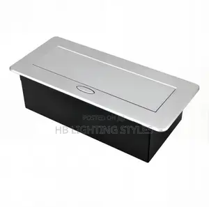 All Aluminum Panel Eu Standard Hidden Type Table Socket