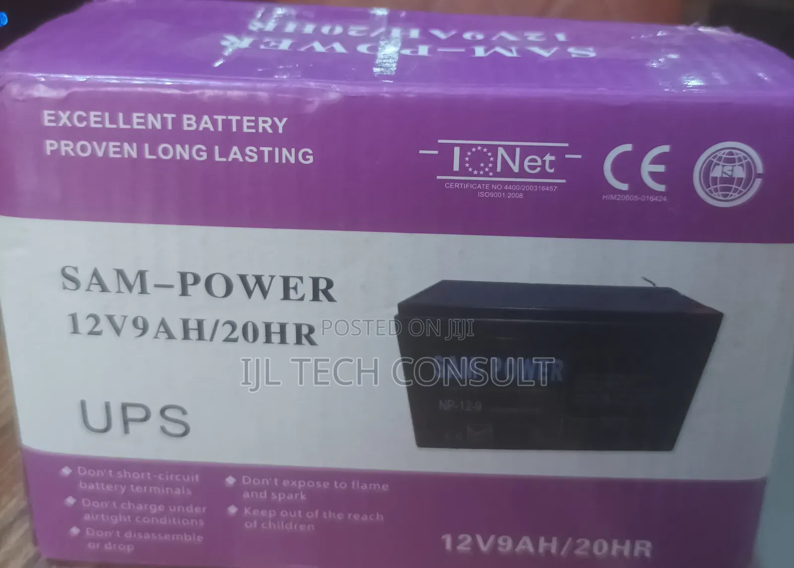 12v 9 Amps Ups Battery