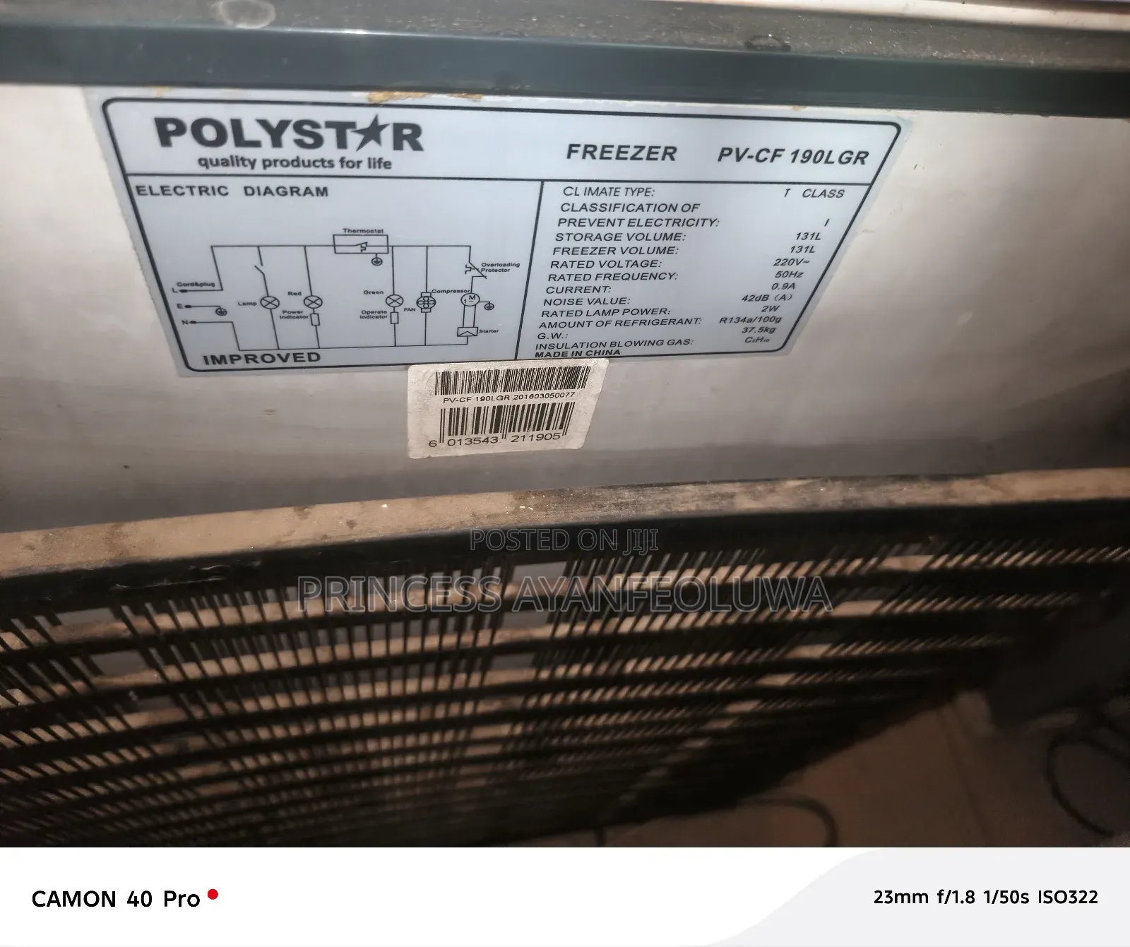 Polystar Freezer
