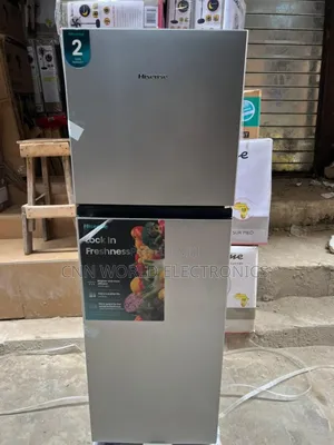 New Hisense Double Door Refrigerator(154l) Super Cooling Warranty 2yrs