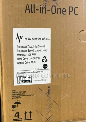 Desktop Computer HP 200 G4 22 All-in-One 8GB Intel Core i5 SSD 256GB