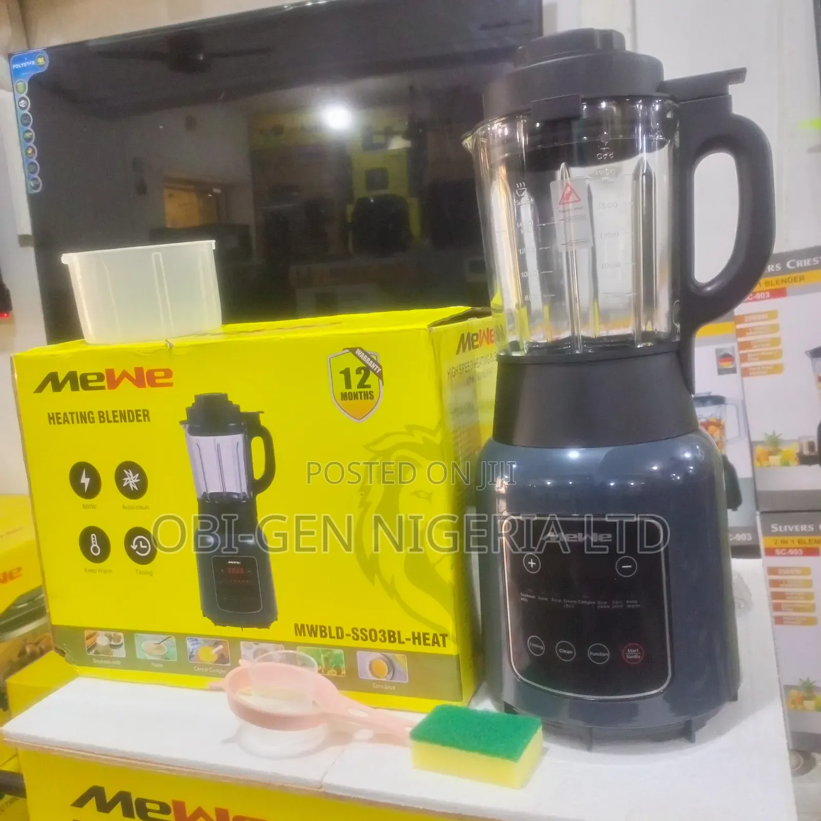 Mewe Heating Blender Mwbld-ss03bl-heat  Set