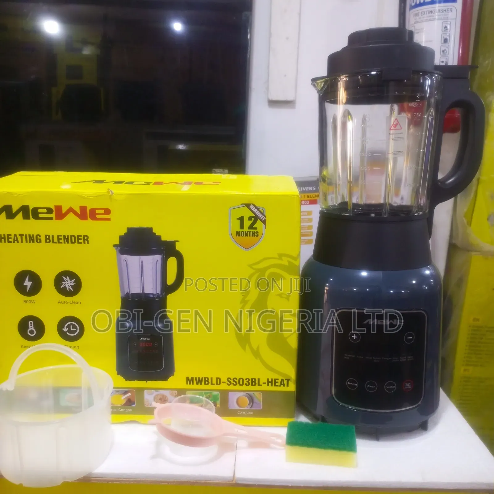 Mewe Heating Blender Mwbld-ss03bl-heat  Set