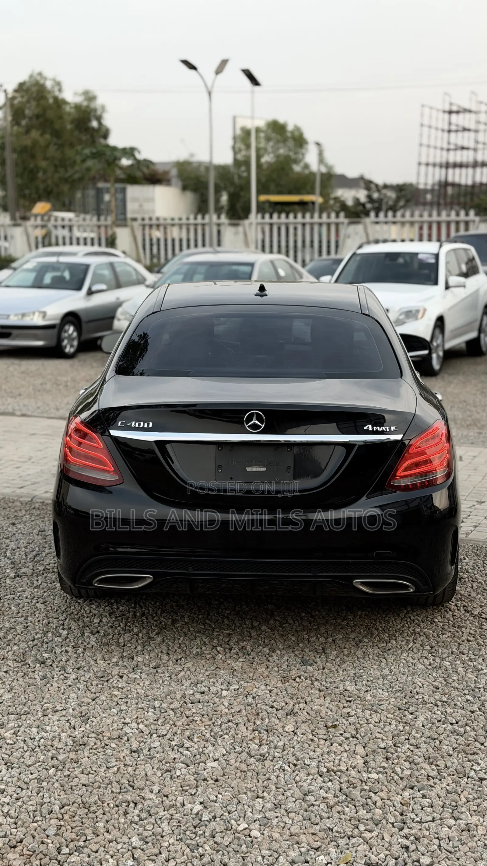 Mercedes-Benz C400 4Matic AWD Sedan (3.0L V6 7A) 2015 Black