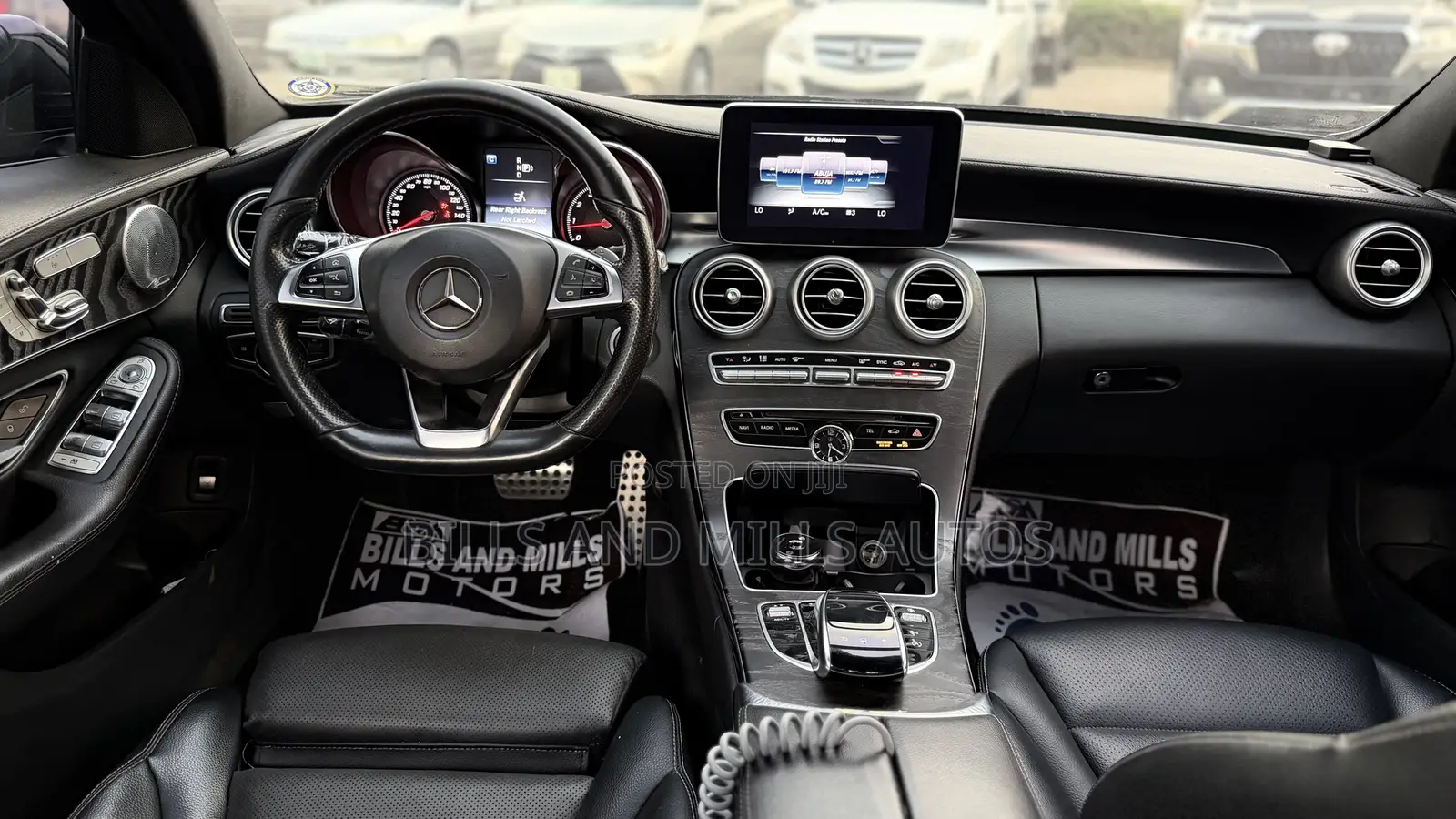 Mercedes-Benz C400 4Matic AWD Sedan (3.0L V6 7A) 2015 Black