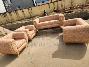Luxury Sitting Room Sofa Fabric Couch