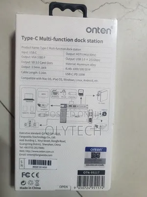 Onten 8-in-1 Type-C Docking Station