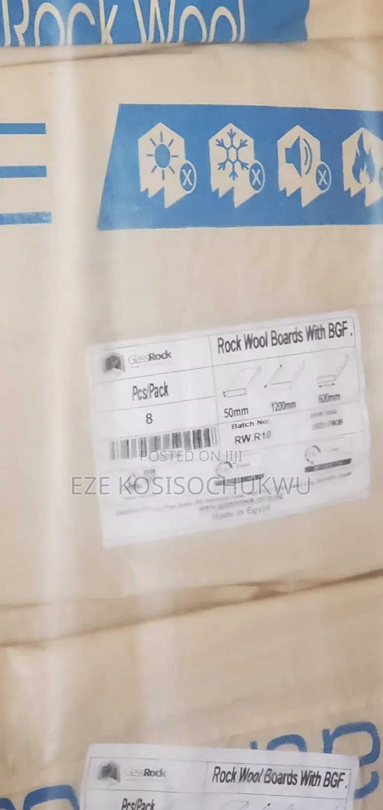Glassrock Rock Wool 50mm