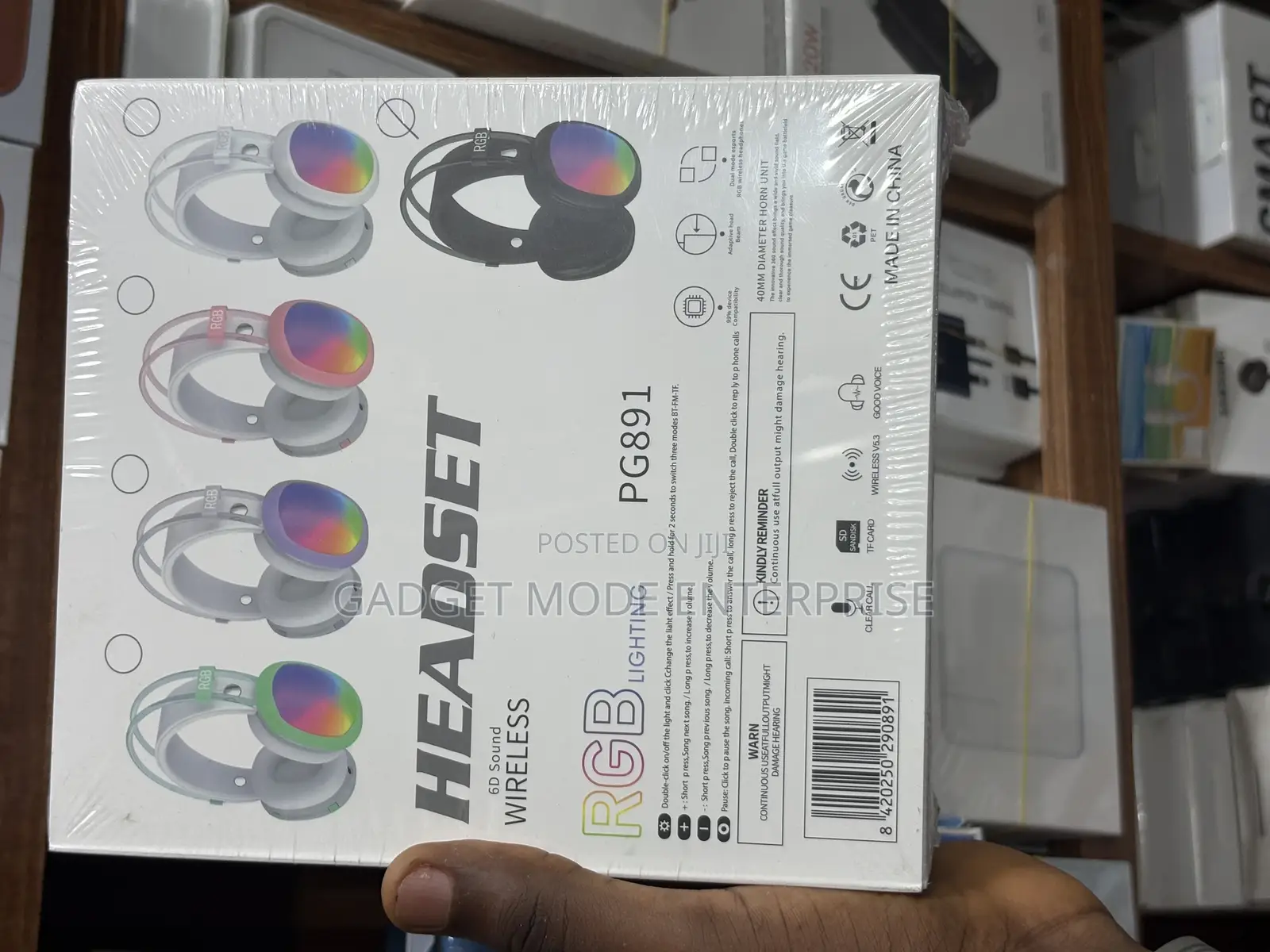 6d Sound Pg891 Wireless Gaming Headphset