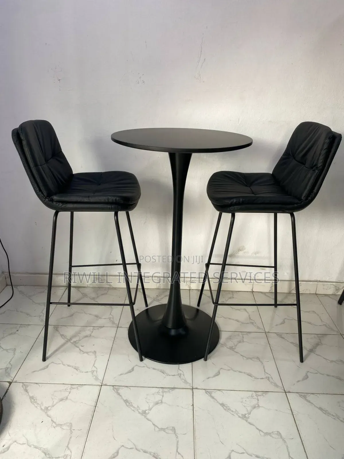 Bar Table and Two Chairs