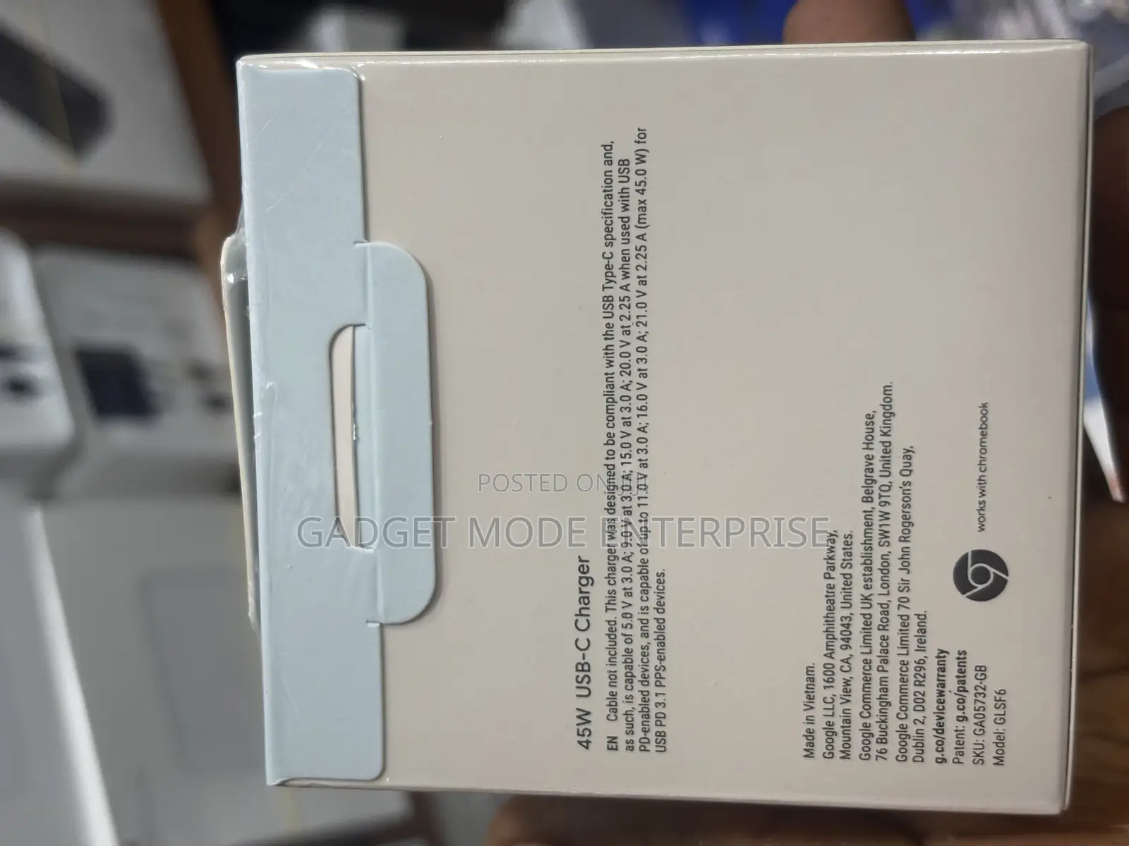 Google 45w Usb-C Power Charger