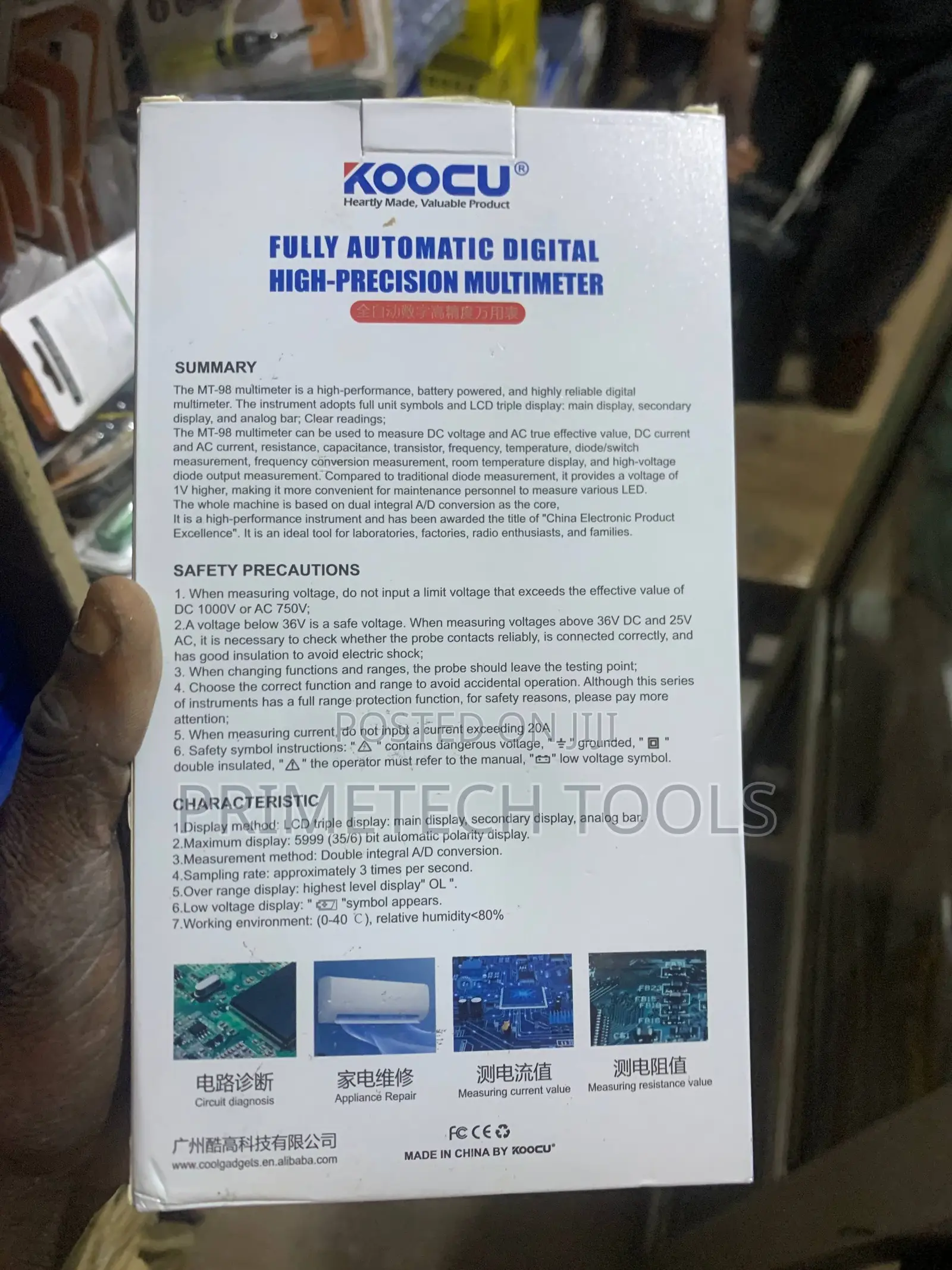 Fully Automatic Digital High-Precision Multimeter