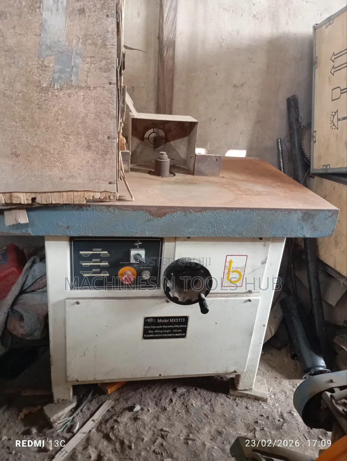 Mx5113 Spindle Moulder