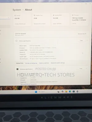 Laptop Dell Alienware M16 R1 16GB Intel Core i7 SSD 1T