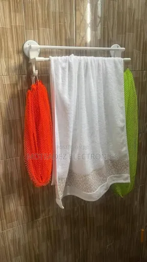 Double Rail/Pole Multipurpose Bathroom Towel Hanger
