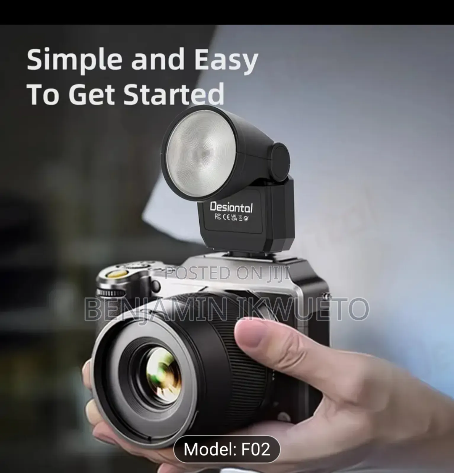 Mini Camera Flash ( Rechargeable)