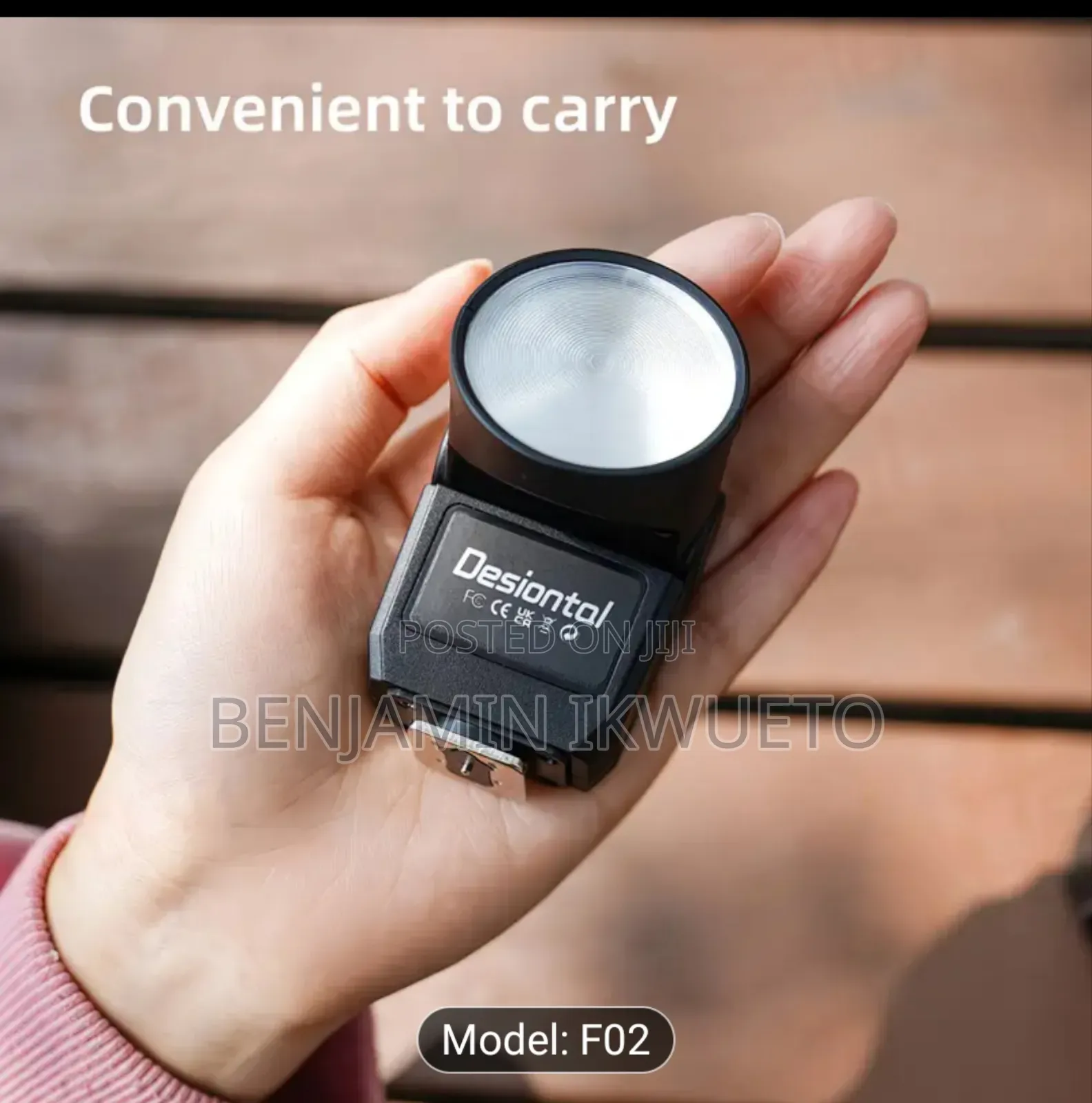Mini Camera Flash ( Rechargeable)