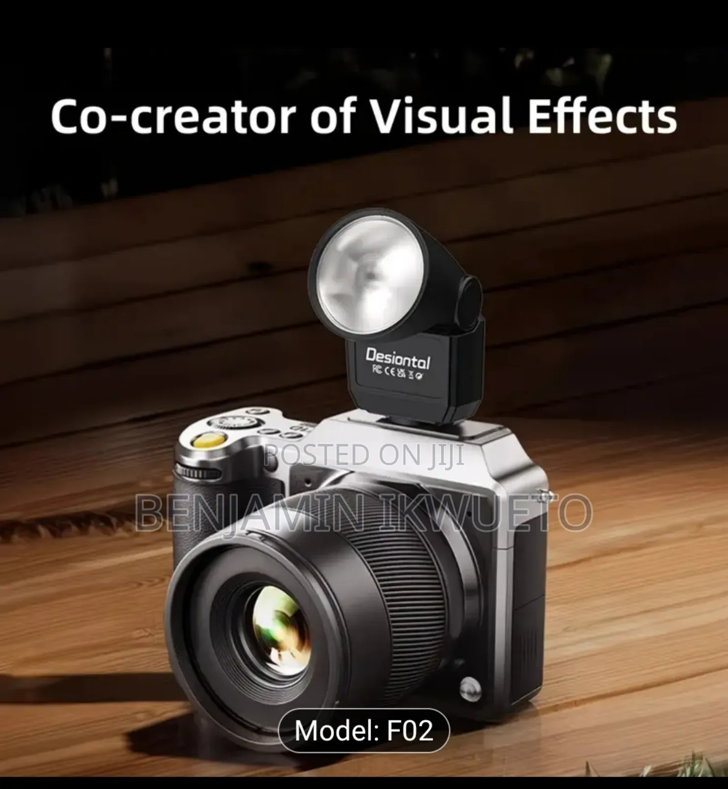 Mini Camera Flash ( Rechargeable)