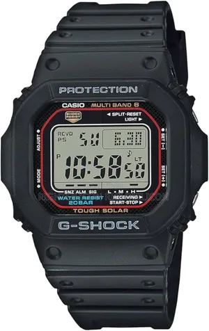 Usa Casio G-Shock Digital Solar Powered Radio Controlled Watch