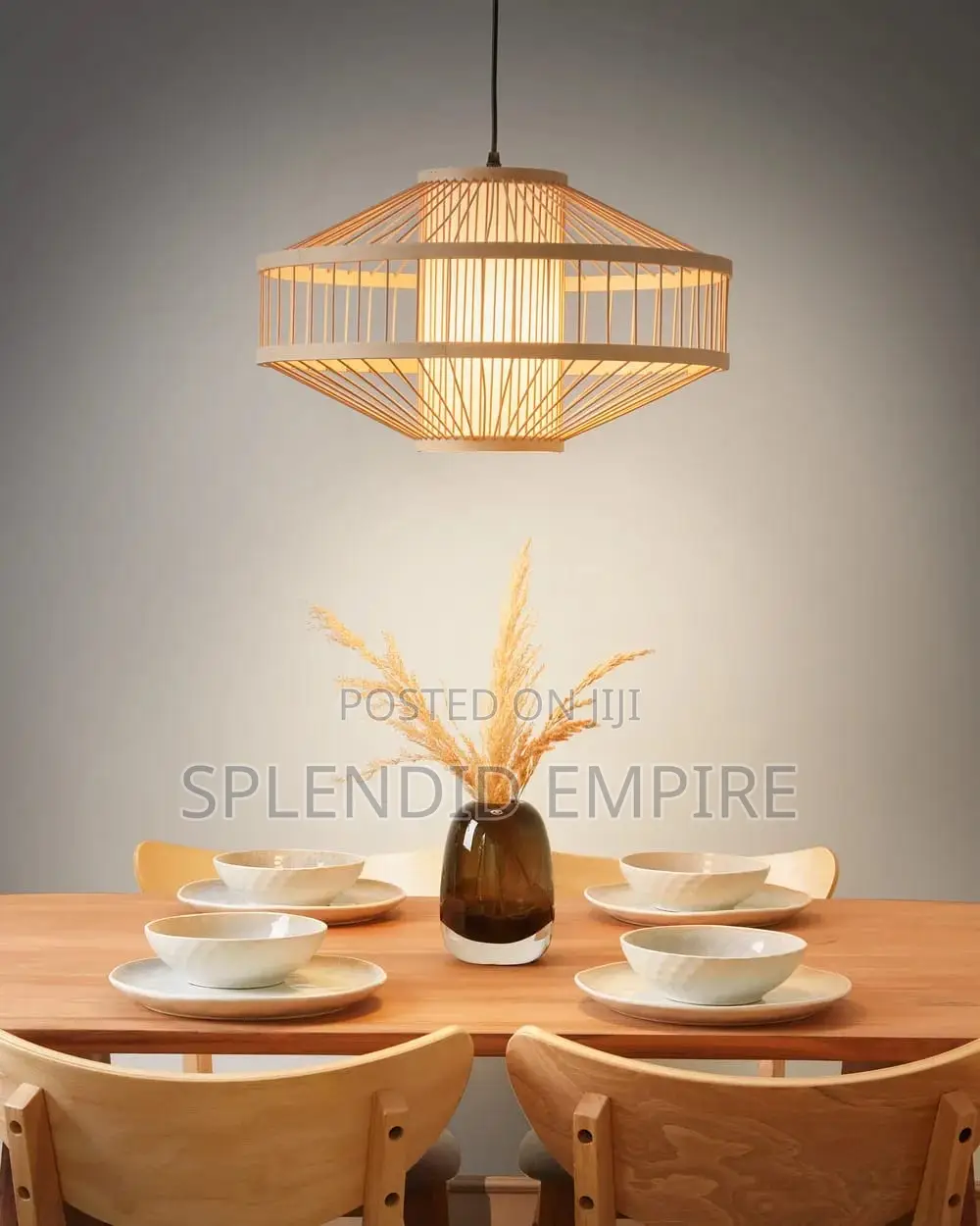 Wooden Drop Light