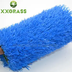 Premium Blue Synthetic Grass – Unique Design Turf