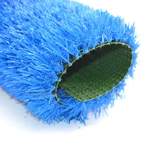 Premium Blue Synthetic Grass – Unique Design Turf