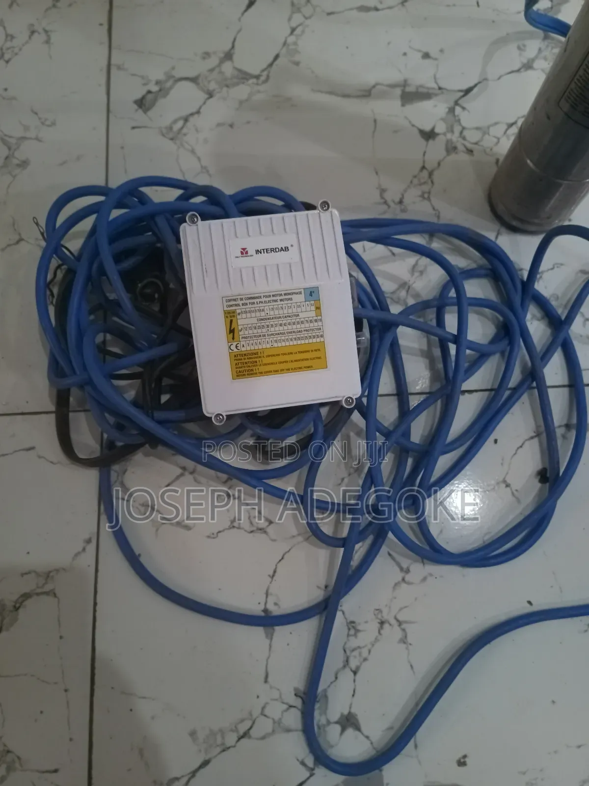 1hp Interdab Submersible Water Pump