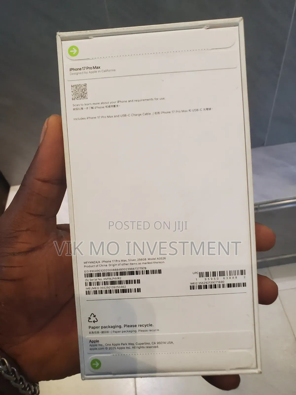 New Apple iPhone 17 Pro Max 512 GB