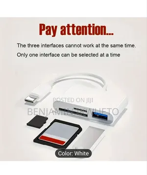 Otg Card Reader For Phones And Laptops