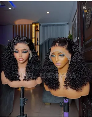 Luxury SDD Full Frontal Pixie Curl Natural Black