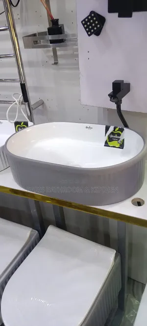 Grey and White Washing Hand Basin