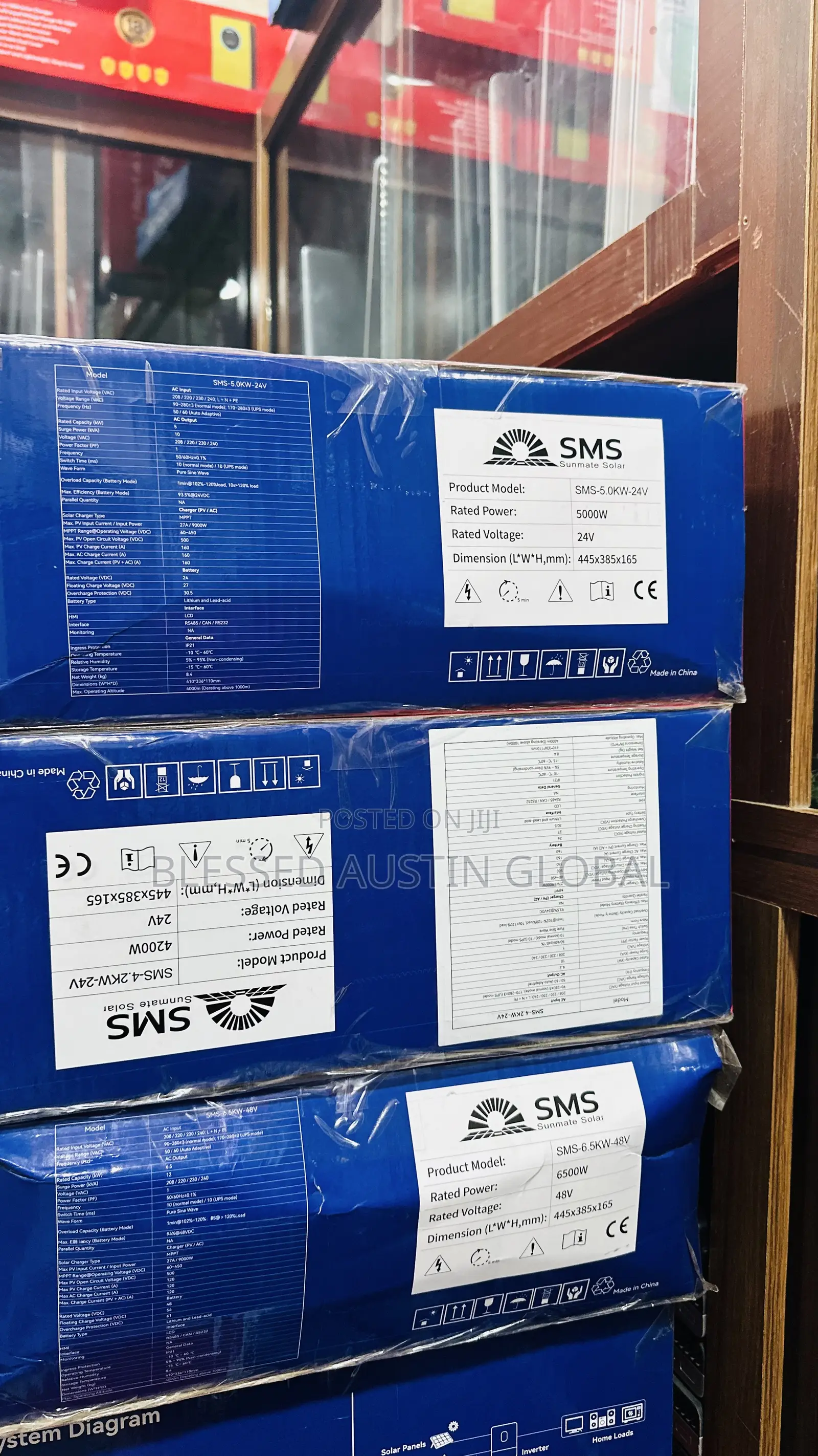 6.5kva 48v SMS Hybrid Inverter Tested and Trusted