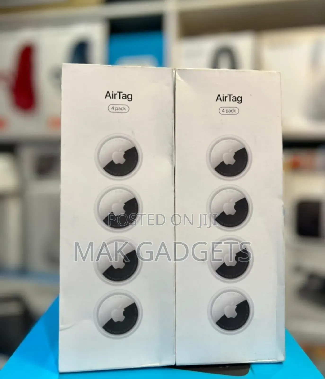 Apple Airtag (2nd Generation) - 4 Pack: Tracker For Keychain, Wallet,