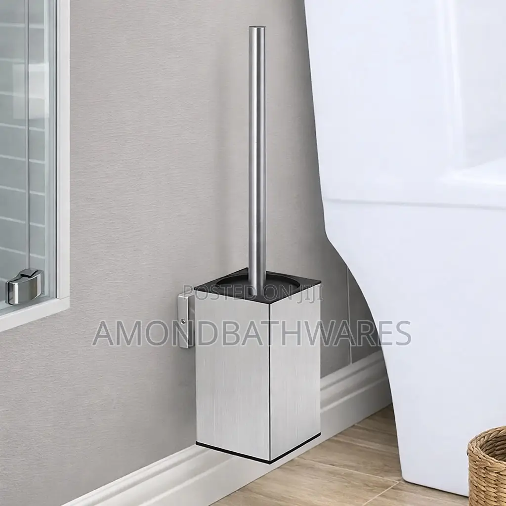 Anti Rust Square Wall Hung Toilet Brush