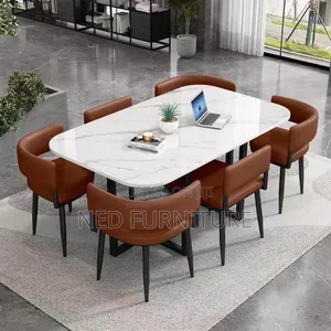 Qquality Wooden Top Dining By 6 Seaters