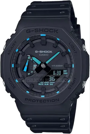 Usa Casio G-Shock Quartz Watch With Analogue Digital Display, Blue Re